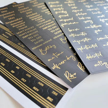 Load image into Gallery viewer, Planner Stickers and Tabs - Black