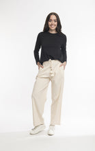 Load image into Gallery viewer, Wide Leg Cord Trousers - Sand
