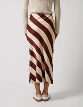 Load image into Gallery viewer, Liv Skirt - Merlot Stripe