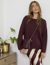 Load image into Gallery viewer, Liv Skirt - Merlot Stripe