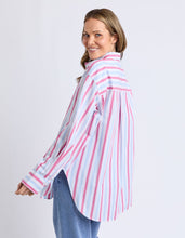 Load image into Gallery viewer, Cyrus Shirt - Cranberry Stripe