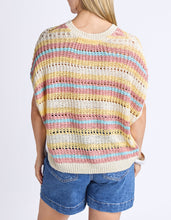 Load image into Gallery viewer, Striped Knit Top Blue Stripe