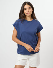 Load image into Gallery viewer, Cuff Tee - Ocean Blue
