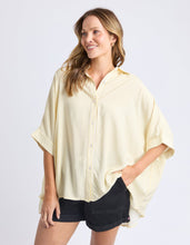 Load image into Gallery viewer, Luna Shirt Pale Banana Stripe