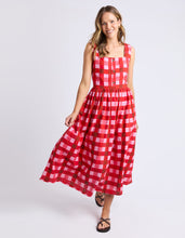 Load image into Gallery viewer, Edin Dress Poppy Check