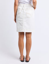 Load image into Gallery viewer, Atlas Denim Skirt - Vintage White