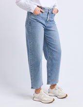 Load image into Gallery viewer, Bessie Barrel Leg - Mid Blue