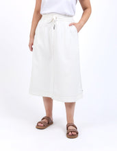 Load image into Gallery viewer, Greta Denim Skirt Vintage White
