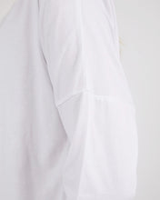 Load image into Gallery viewer, Rib L/S Long Sleeve Tee - White