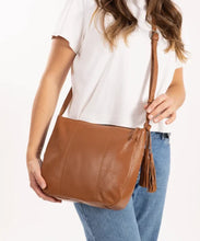 Load image into Gallery viewer, Jasmine Leather Cross Body Bag Tan