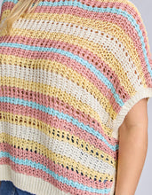 Load image into Gallery viewer, Striped Knit Top Blue Stripe