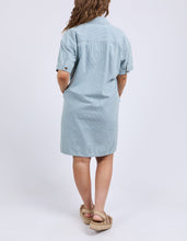Load image into Gallery viewer, Jenna Stripe Denim Dress