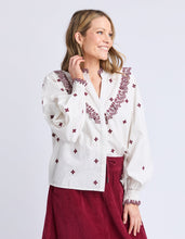Load image into Gallery viewer, Agnes Embroided Shirt Mars/Maro Embroidery