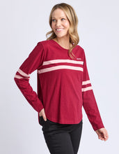 Load image into Gallery viewer, Adora Long Sleeve Tee - Maroon