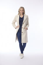 Load image into Gallery viewer, Solid Trench Coat Long - Natural