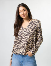 Load image into Gallery viewer, Kelly Blouse - Snow Leopard
