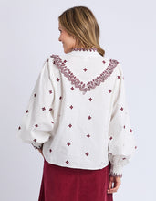 Load image into Gallery viewer, Agnes Embroided Shirt Mars/Maro Embroidery