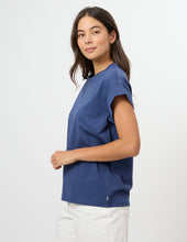 Load image into Gallery viewer, Cuff Tee - Ocean Blue