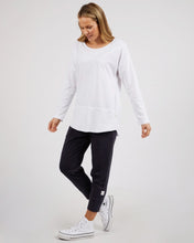 Load image into Gallery viewer, Rib L/S Long Sleeve Tee - White