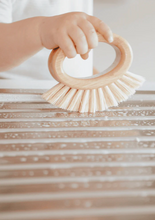 Load image into Gallery viewer, Bamboo Veggie Scrubber Brush