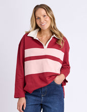 Load image into Gallery viewer, Maja Rugby Top - Maroon
