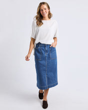 Load image into Gallery viewer, Long Atlas Skirt - Deep Blue