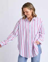 Load image into Gallery viewer, Cyrus Shirt - Cranberry Stripe