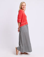 Load image into Gallery viewer, The Willow Skirt Black Stripe