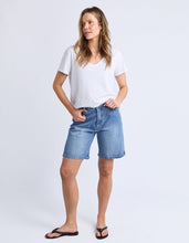 Load image into Gallery viewer, Macie Denim Shorts Mid Blue Wash