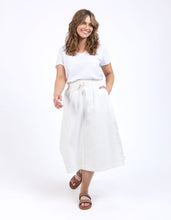 Load image into Gallery viewer, Greta Denim Skirt Vintage White