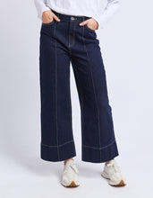 Load image into Gallery viewer, Ando Pin Tuck Jean Dark Blue Wash