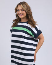 Load image into Gallery viewer, McKinley Dress - Navy and White
