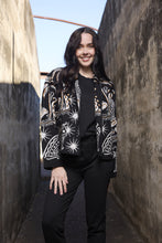 Load image into Gallery viewer, Indus Reversible Jacket — Floral & Sun Print
