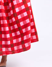 Load image into Gallery viewer, Edin Dress Poppy Check