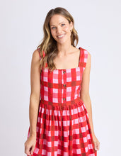 Load image into Gallery viewer, Edin Dress Poppy Check