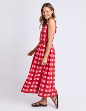 Load image into Gallery viewer, Edin Dress Poppy Check