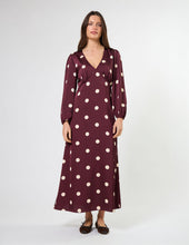 Load image into Gallery viewer, Sloane Dress - Wine Drop