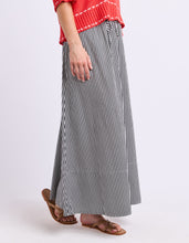 Load image into Gallery viewer, The Willow Skirt Black Stripe