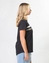 Load image into Gallery viewer, Classic Tee True Icon Stripe - Black