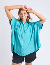 Load image into Gallery viewer, Luna Shirt Gumdrop Green Stripe