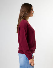 Load image into Gallery viewer, Academy Cardigan - Oxblood