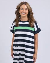 Load image into Gallery viewer, McKinley Dress - Navy and White