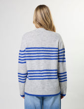 Load image into Gallery viewer, Stripe Cardigan - Salt Air