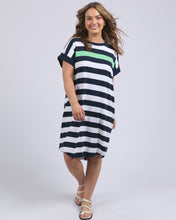 Load image into Gallery viewer, McKinley Dress - Navy and White