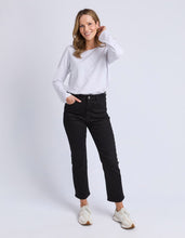 Load image into Gallery viewer, Ada Straight Leg Jean Black