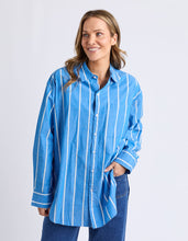 Load image into Gallery viewer, Mia Striped Shirt Royal Blue Stripe