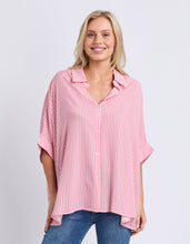Load image into Gallery viewer, Luna Shirt Pink Lemonade Stripe