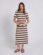 Load image into Gallery viewer, Jean Top - Choc Stripe