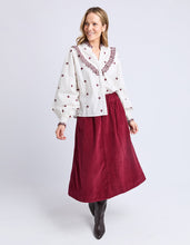 Load image into Gallery viewer, Agnes Embroided Shirt Mars/Maro Embroidery