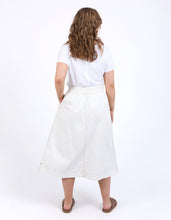 Load image into Gallery viewer, Greta Denim Skirt Vintage White